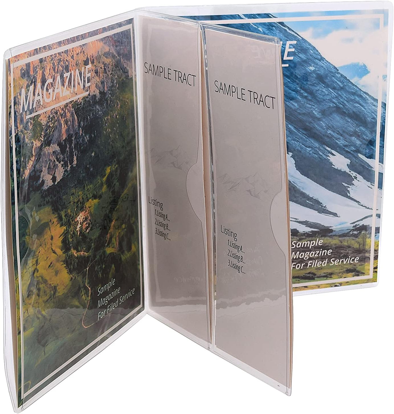 ASVP Shop JW Field Service Vinyl Magazine and Tract Organizer Holder Supplies