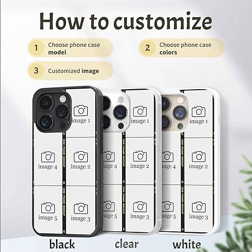 Miniatura 2 de Eomnniofoy Fundas de teléfono para iPhone 11 12 13 14 Pro Max Plus Mini X 7 8 SE  Samsung Galaxy S10 S20 S21 S22 S23 Note Z Filp3 4 Moto G Power