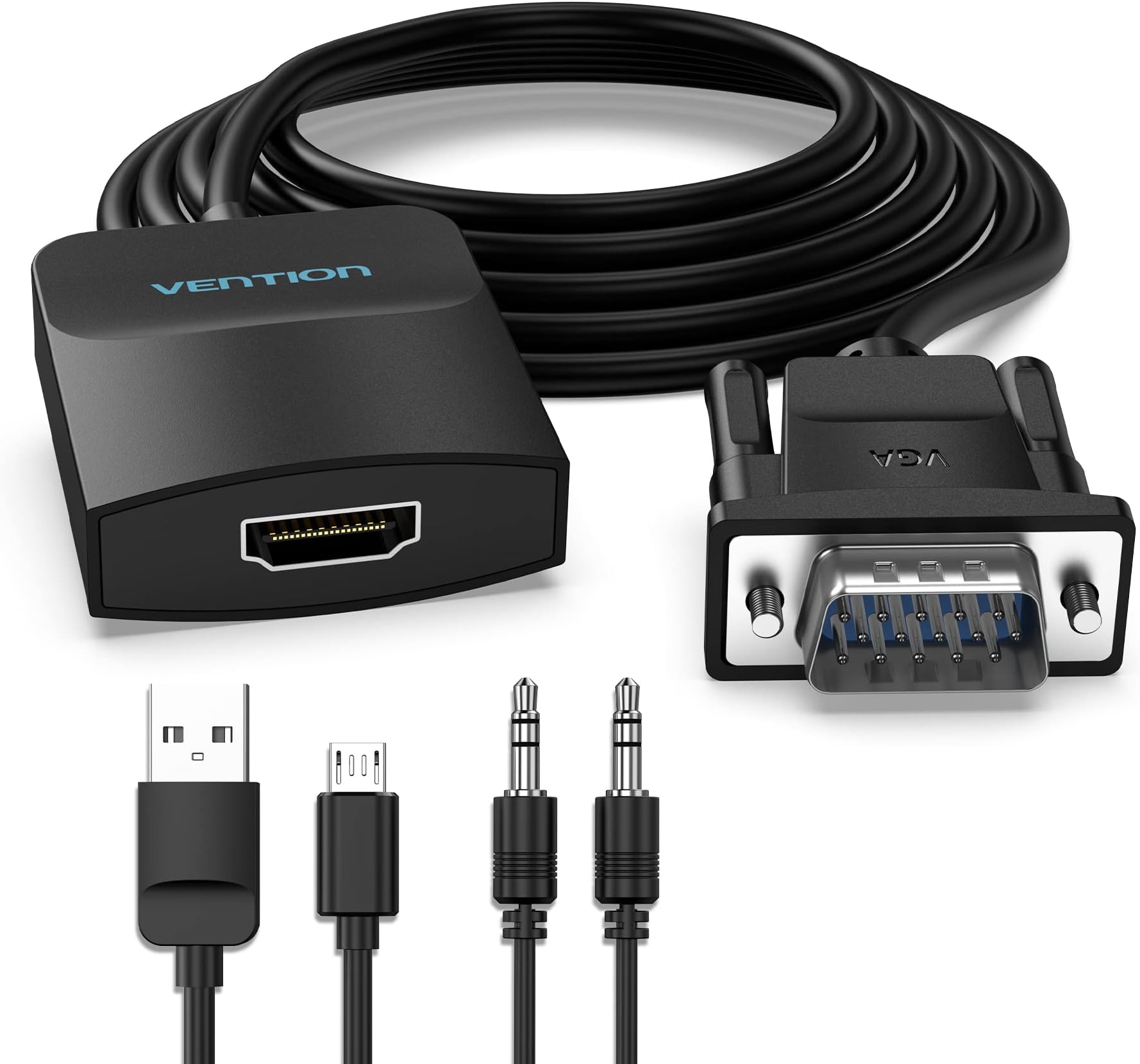 Adaptateur Convertisseur Vga Vers Hdmi Avec Audio Et Alimentation Usb à