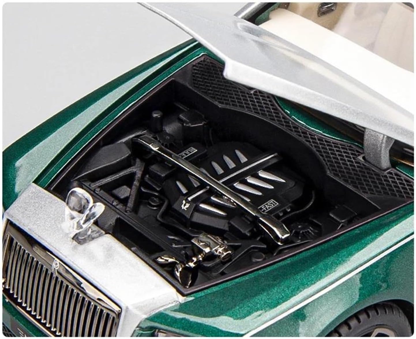 Scale car Model 1/22 for Wraith Alloy Car Diecast Metal Collectible Vehicle Exhibition Model Suitable for Decoration(Green)