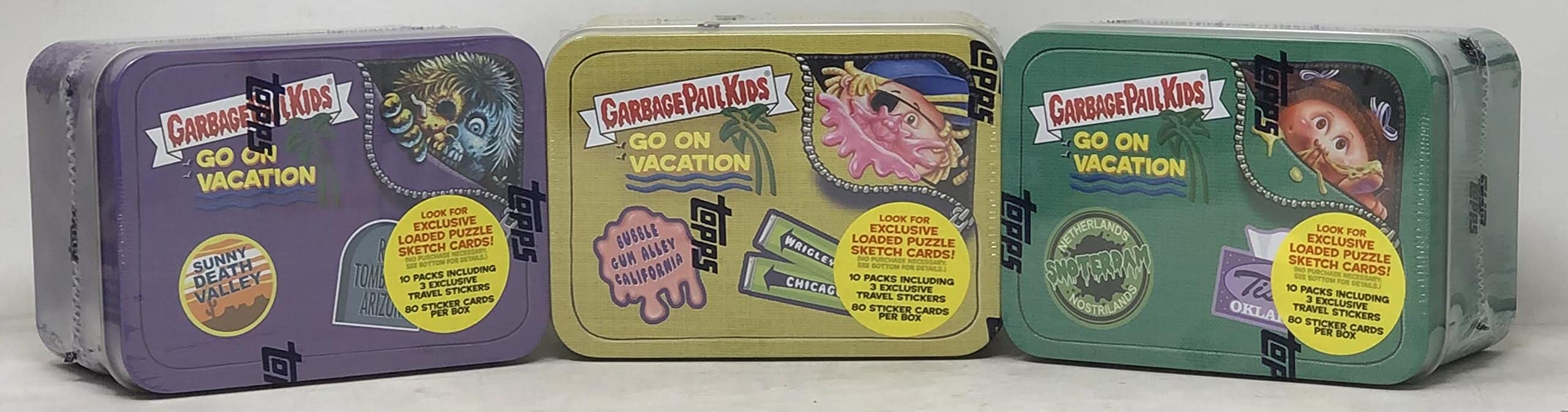 Cubo de basura 2023 Kids Go On Vacation Tin - 1 lata al azar 4