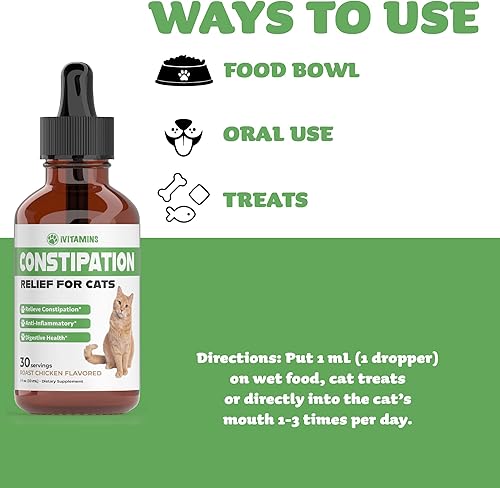 Miniatura 6 de Alivio del estreñimiento del gato - Laxante para gatos - Alivio del estreñimiento laxante para gatos - Alivio del estreñimiento para gatos - Alivio