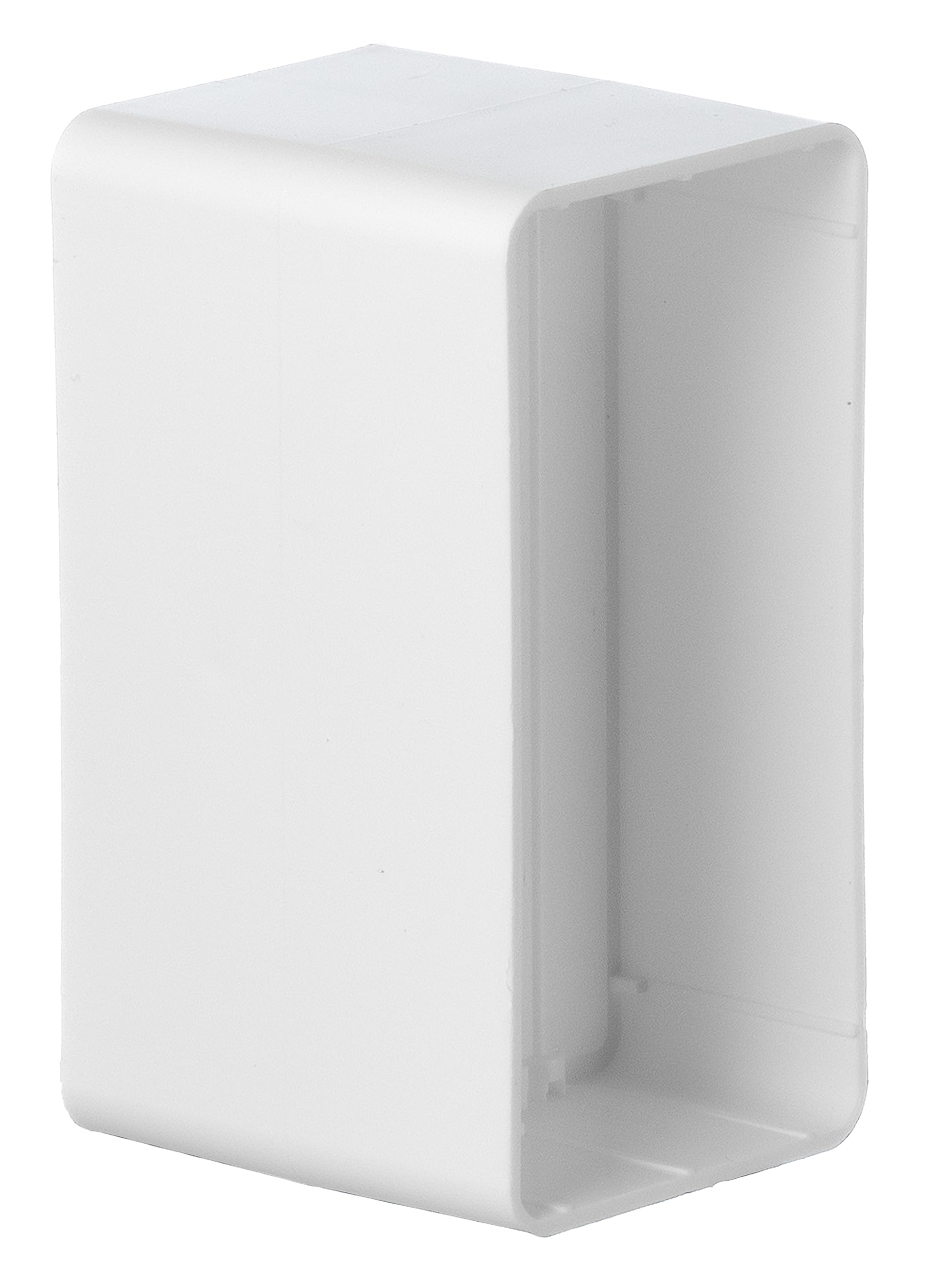 Steinberg14 Biały 220x55mm Łącznik kanalowy z zaworem zwrotnym, Płaski łącznik kanałowy z zaworem zwrotnym