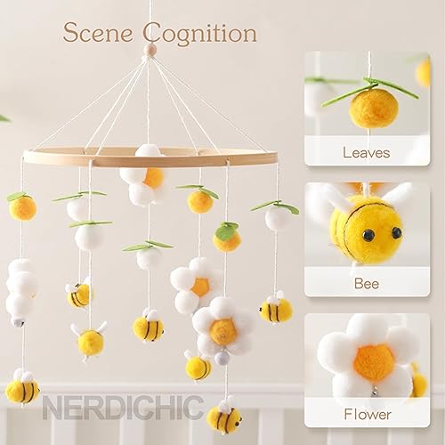 Miniatura 3 de Móvil para cuna de bebé para niños y niñas, decoración bohemia para cuna, accesorios de cuna móvil de género neutro para decoración colgante de