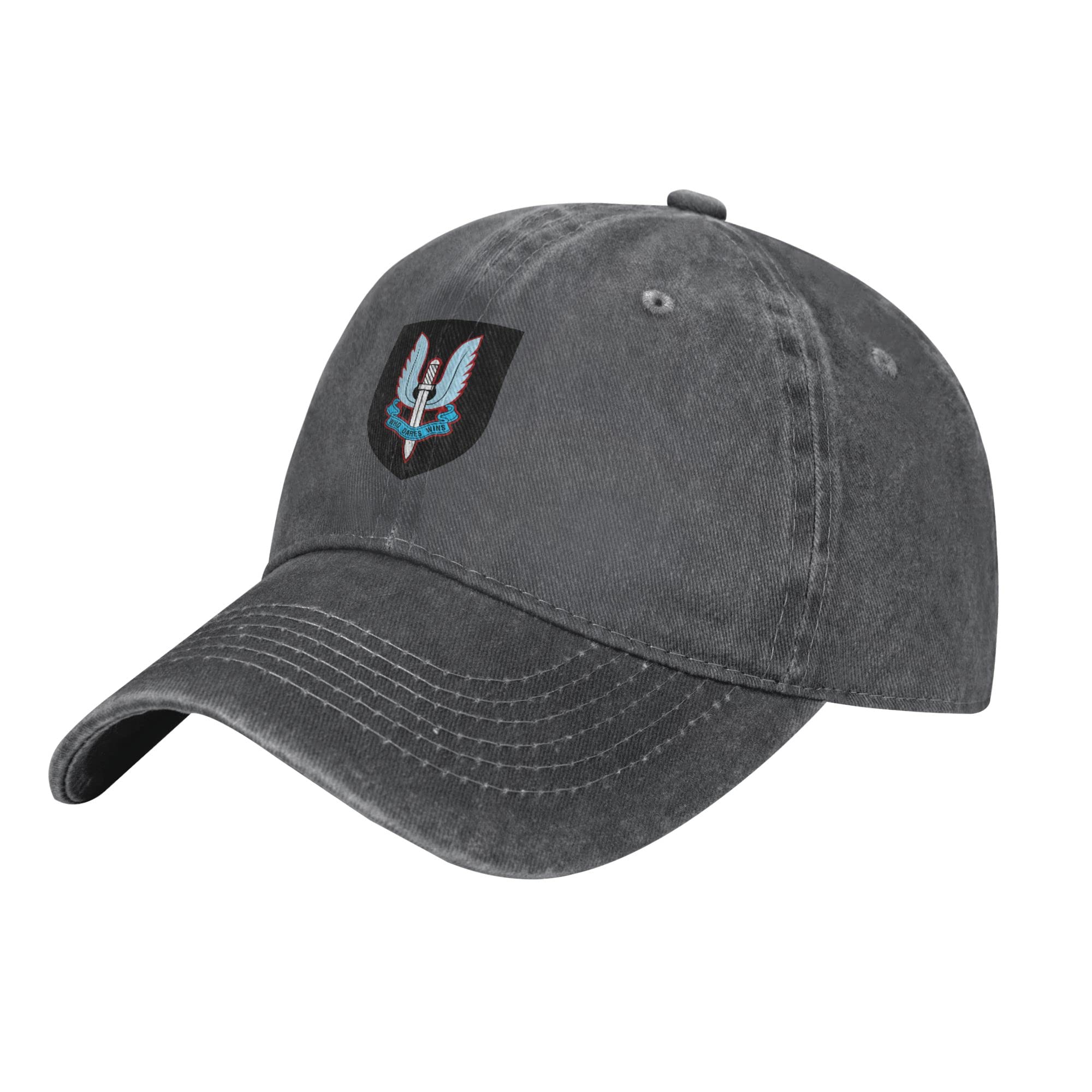 IUBBKI UK SAS (Badge) Hat Fashion Casquette for Men Women Deep Heather