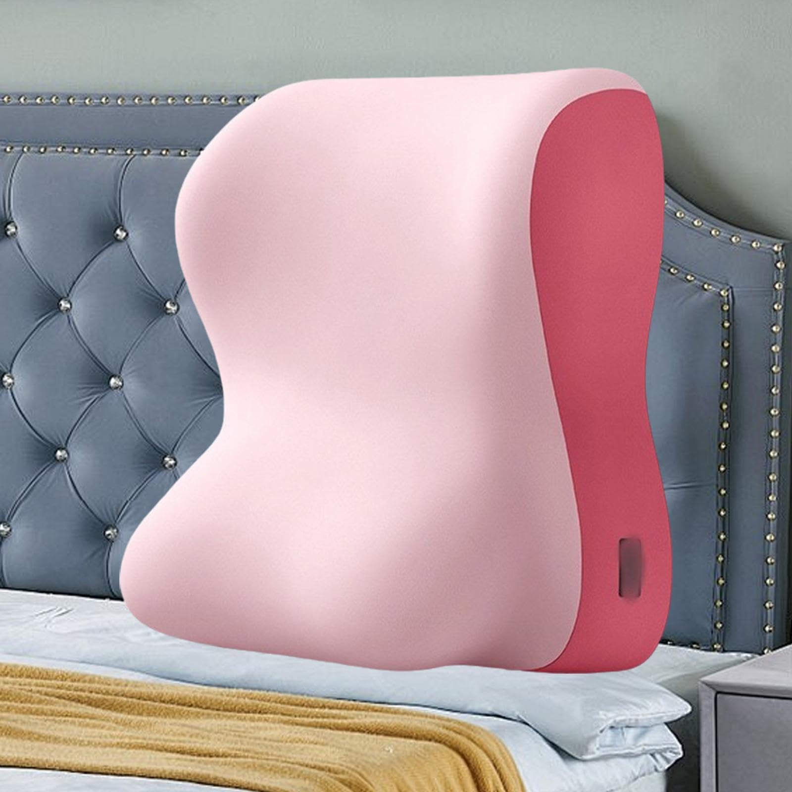 Pezzo Memory Foam Per Il Supporto Lombare Per Casa Auto E,Rosa
