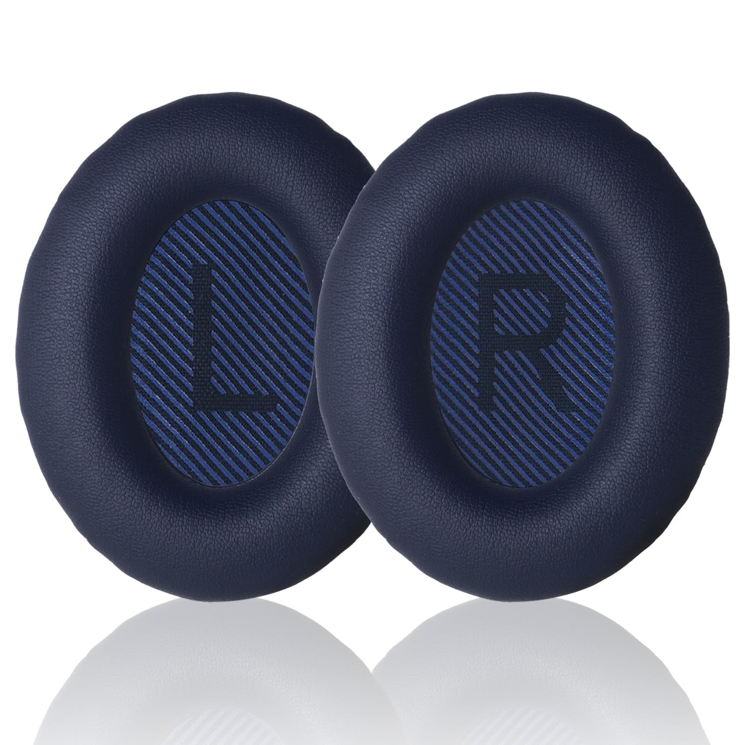 HAOMUK Replacement Earpads Cushions for Bose QuietComfort 35 (QC35) & Quiet Comfort 35 II (QC35 ii), Headphones Ear Covers Ear Pads with Softer Leather Added Thickness-Blue