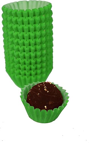 Pastry Chef's Boutique Bombones de trufas de chocolate de papel (#4, verde)