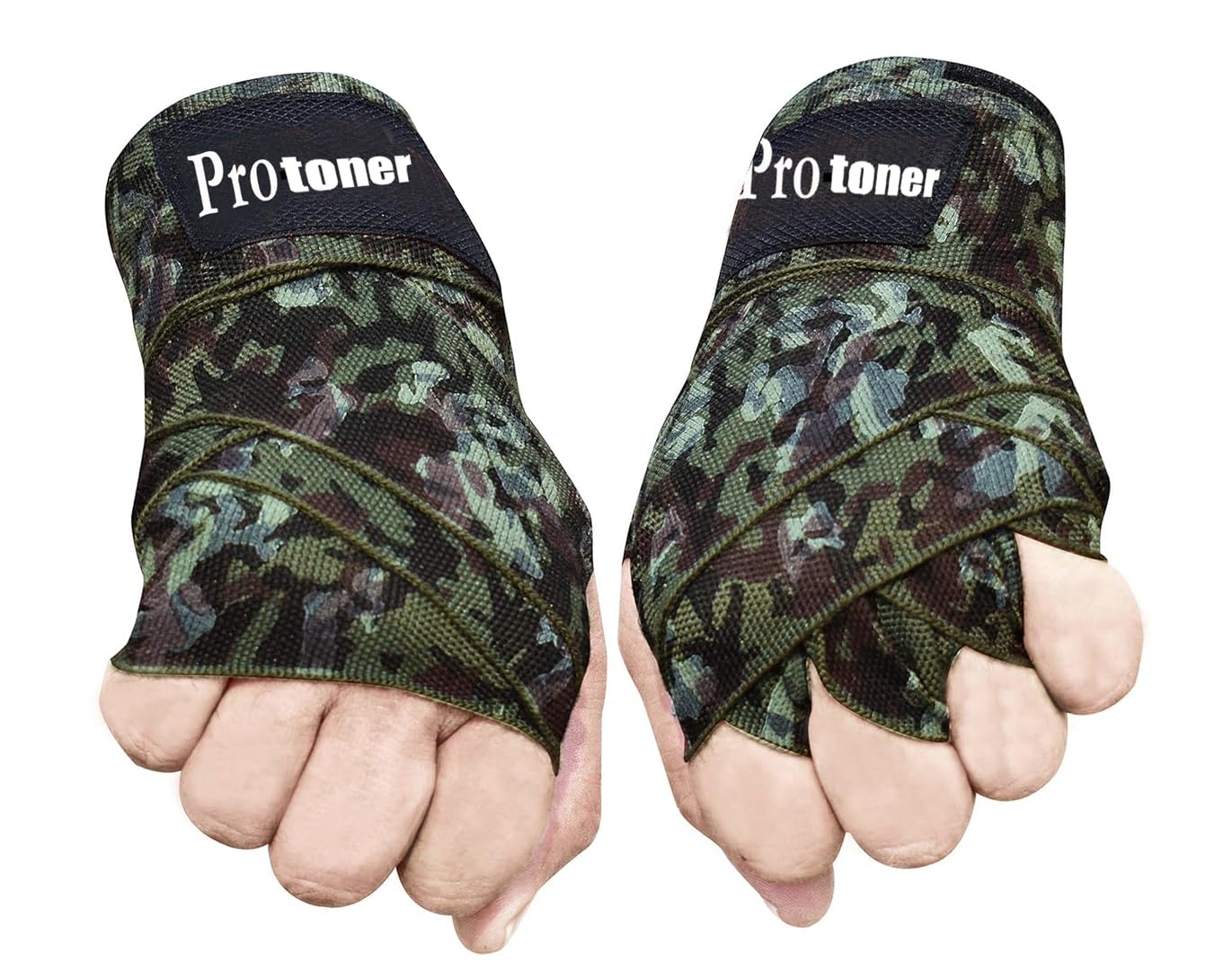 Protoner Camo Cotton Boxing Punching Hand Wraps, 3 Meters