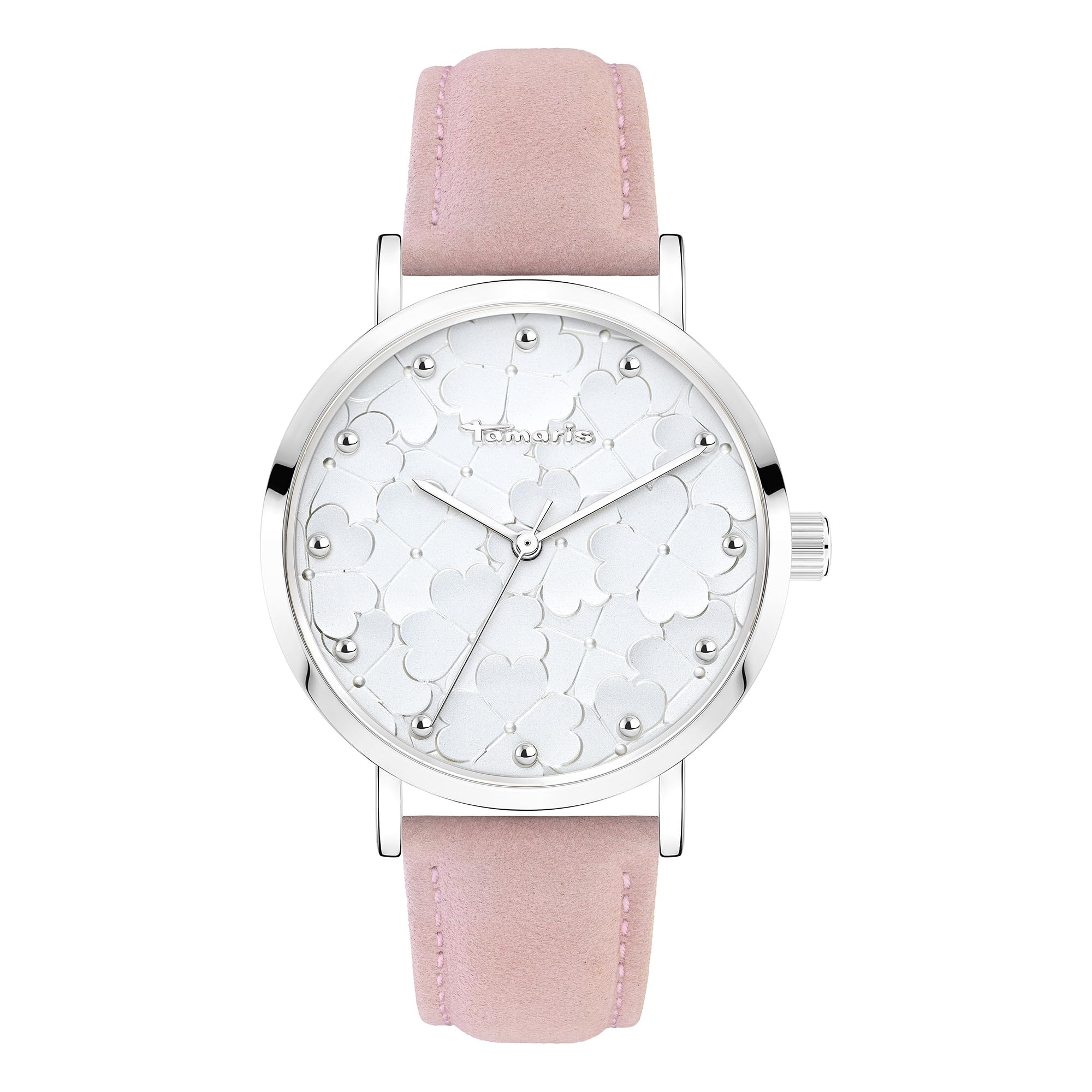 Tamaris TT-0181-LQ Women's Analogue Quartz Watch with Leather Strap, Silver