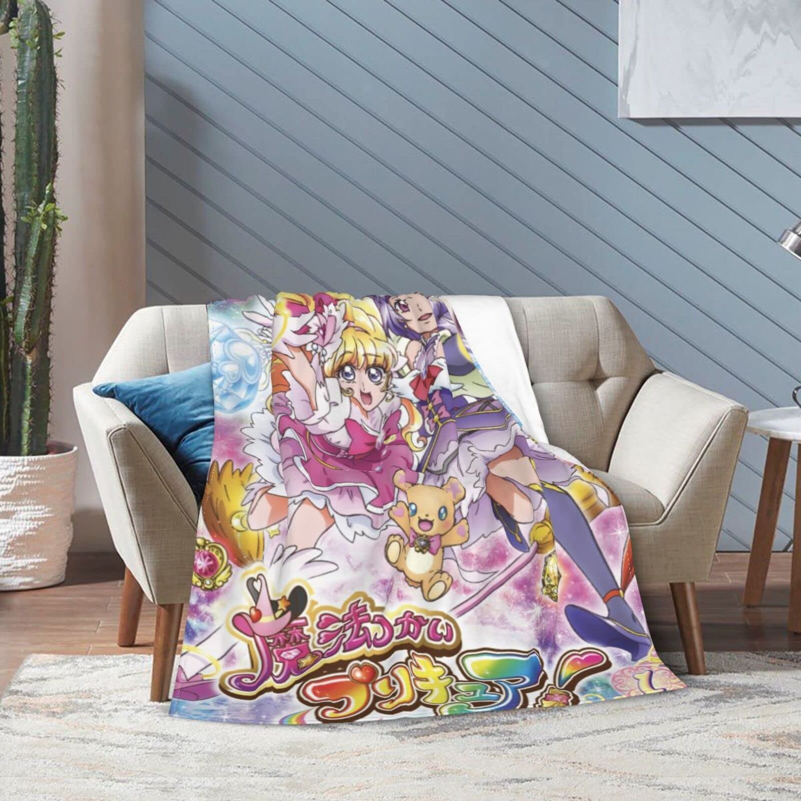 Amazon｜魔法つかいプリキュア7 おしゃれ フリース生地 毛布