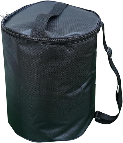 Bolsa de almacenamiento portátil para pelotas de tenis, cesta grande de pickleball con correa para el hombro para llevar, almacenamiento de alta