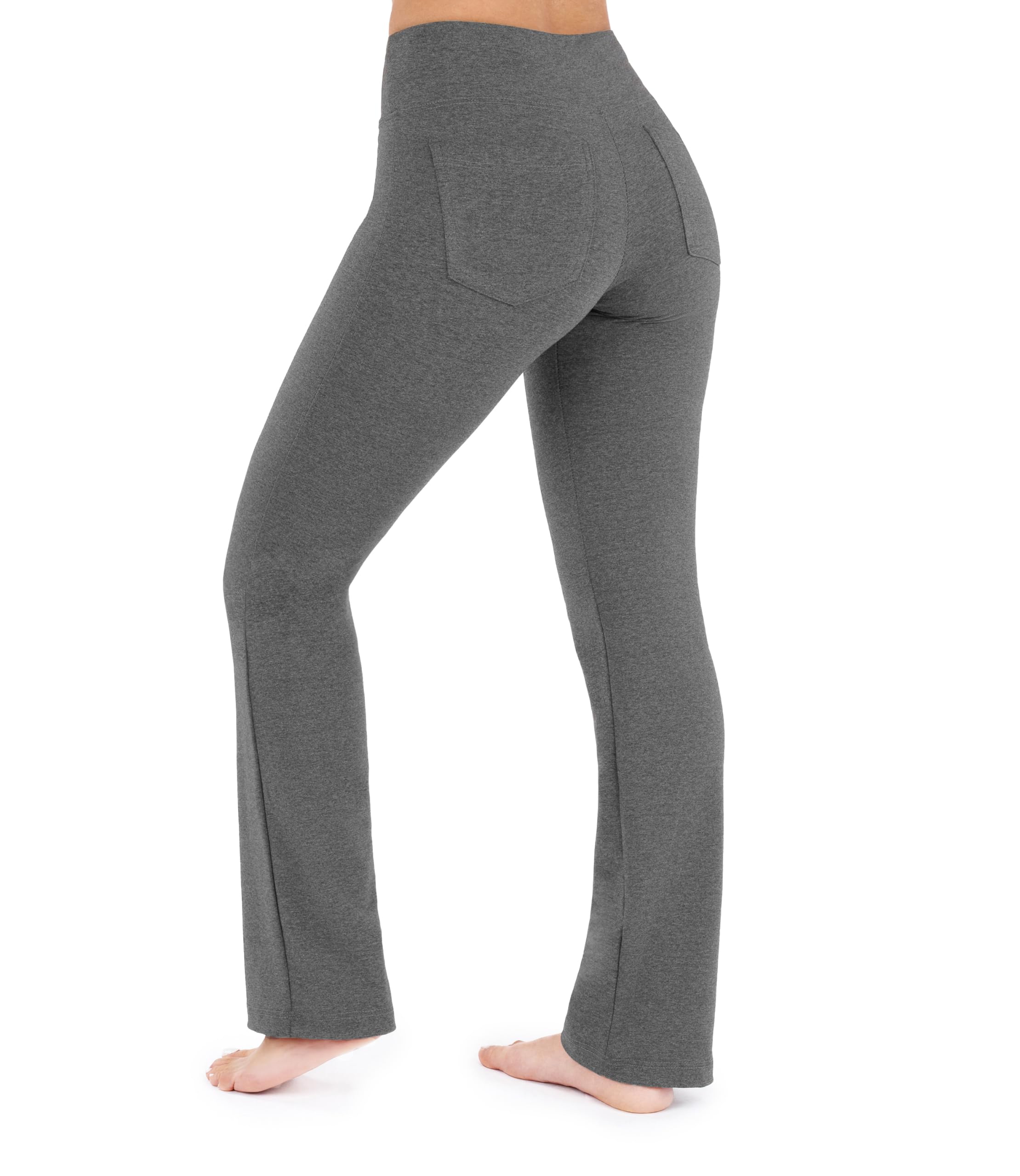 Nirlon Yoga Pants with Pockets - Yoga Pants with Pockets for Women Breathable Leggings with Pockets Regular & Plus Size Pants