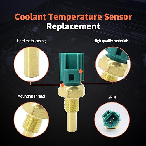 Miniatura 4 de HiSport Sensor de temperatura del refrigerante del motor  Compatible con Chevy Ford GEO GMC Jaguar Kia Lexus Lincoln Mazda Pontiac Suzuki Toyota