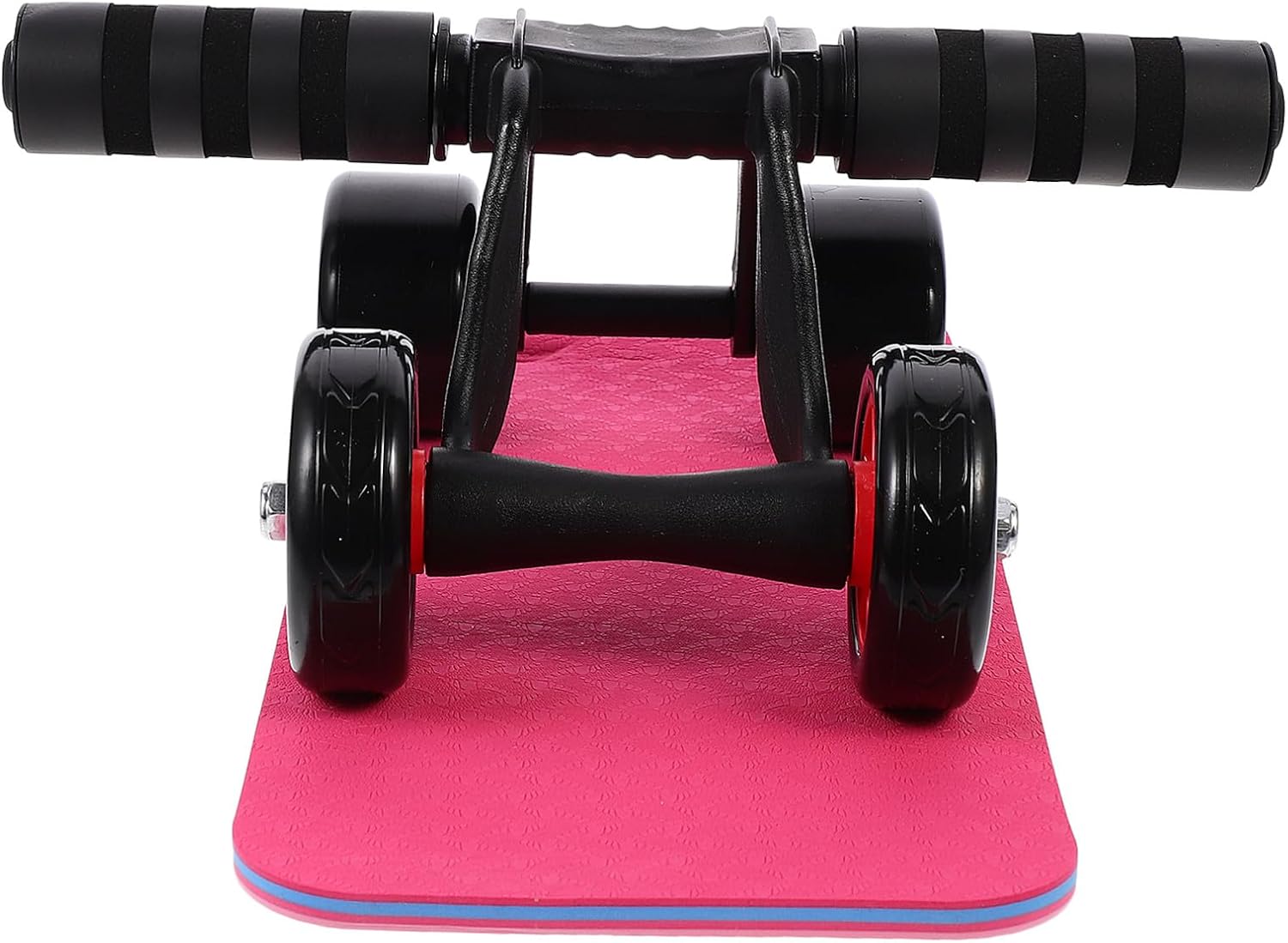 NOLITOY Abdominal Exercise Roller Wheel with Extra Non-skid Mat for Core Workout and Lower Back Strengthening Environment-friendly Fitness Equipment for Home Use