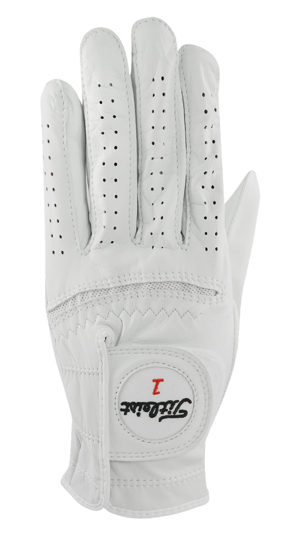 Perma-Soft Men's Cadet LH Pearl Gloves, Medium, White, Left Hand