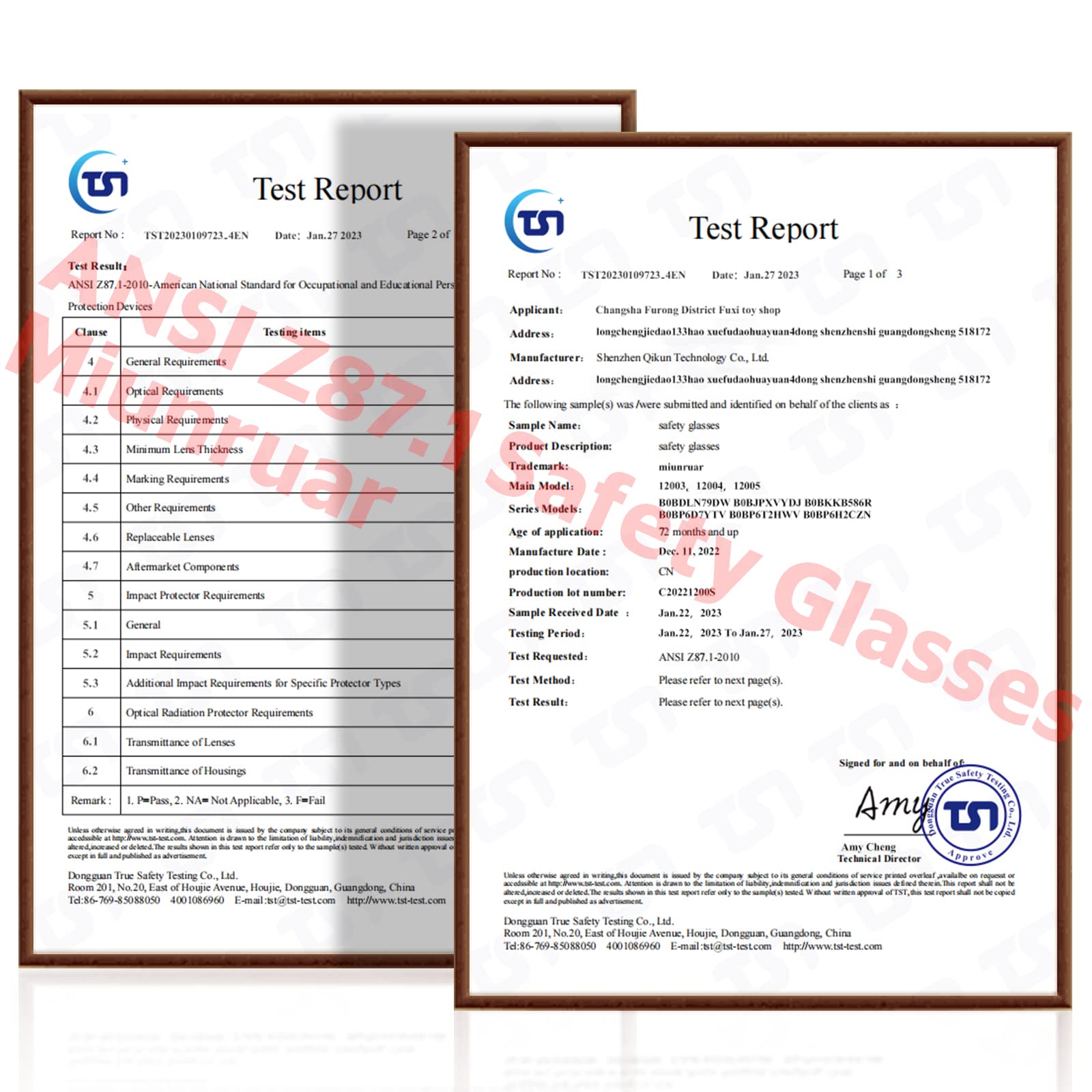 miunruar 8 Pack Clear Safety Glasses for Men ANSI Z87.1+ Protective Eyewear, Impact Resistant Anti-Scratch Safety Goggles for Work Construction Lab Gardening Family Game Wood Working Handcrafting