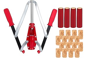 Double Lever Hand Corker – All-In-One Corking Tool Set for Wine, Beer, and Craft Brews