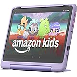 Amazon Fire HD 10 Kids Pro tablet, ages 6-12. Bright 10.1" HD screen, includes ad-free content, robust parental controls, 13-hr battery and slim case for older kids, 32 GB, Happy Day