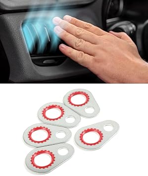 bylikeho A/C O Ring Kit, 60pcs AC Seal Kit, Silver Rubber Automotive Air Conditioning Line O-Rings, 9 Sizes, 1 Pack