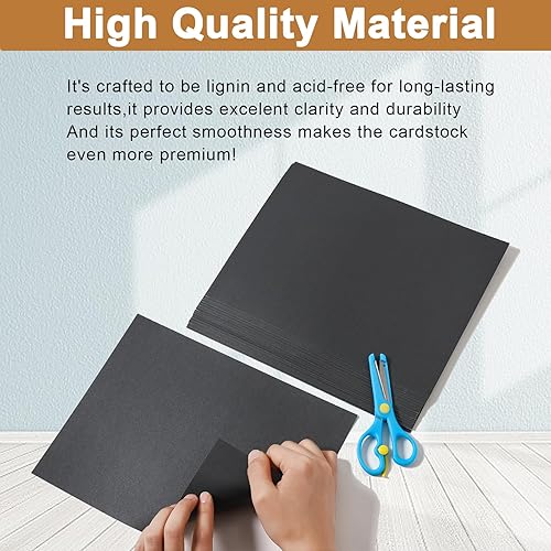 Miniatura 58 de 28 hojas de cartulina dorada brillante de 8.5 x 11 pulgadas, papel metálico de 8.82 oz/m²/92 libras para hacer tarjetas de bricolaje, aniversarios