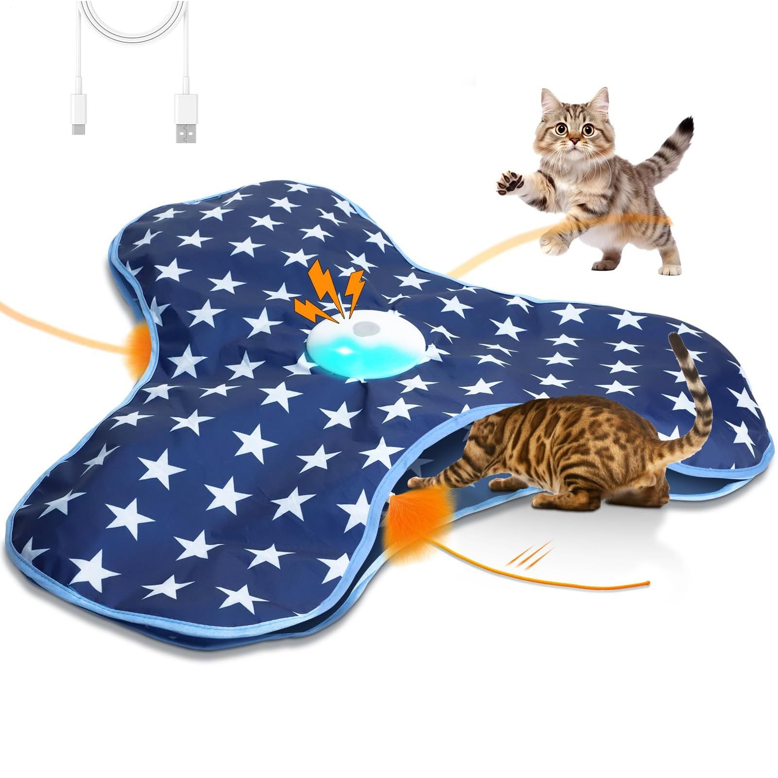 Interactifs Pour Chats à Leurres Cachés en Mouvement