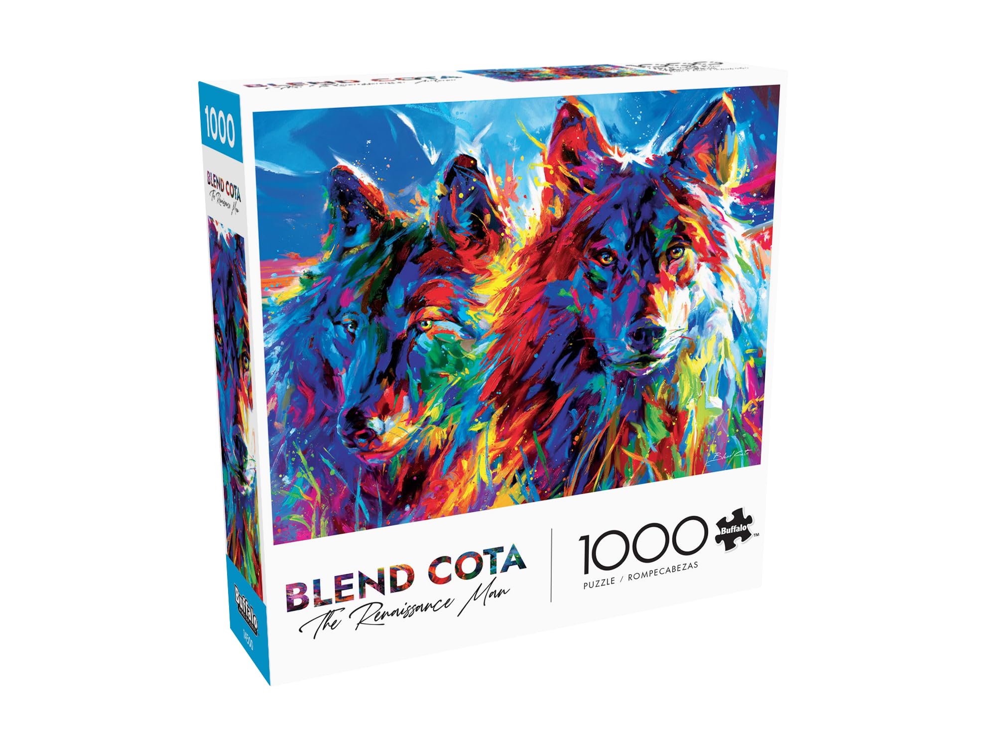 Buffalo Games - Blend COTA - Wolves True Love - 1000 Piece Jigsaw Puzzle for Adults - Challenging Puzzle Perfect for Game Nights - Finished Size is 26.75 x 19.75