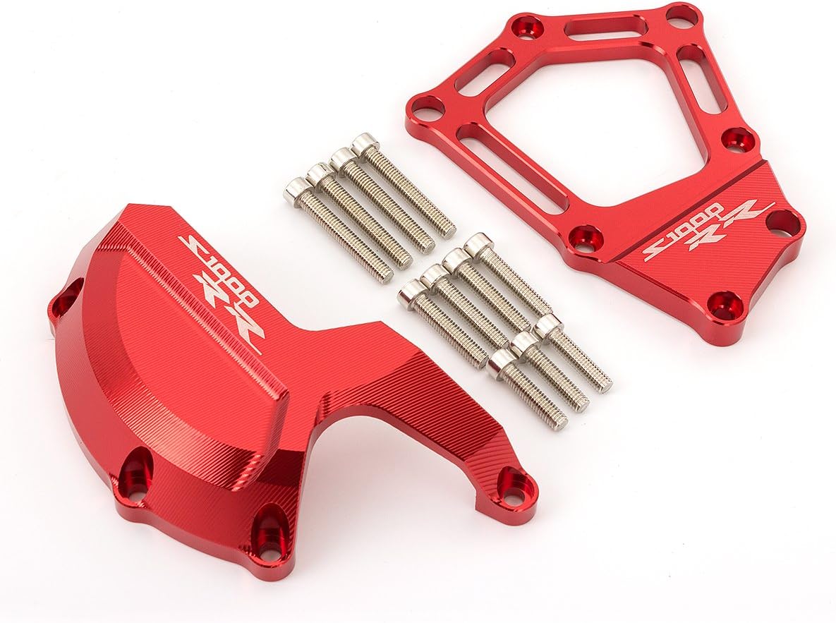 Motorcycle Engine Protector Cover Case Slider Set Protective Guard Cover Frame Set Compatible with B.M.W S1000RR S1000 RR ABS K46 2009-2018, HP4 2010-2018, S1000R 2014-2015, S1000XR 2015-2016