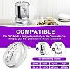 Tapa del bol de repuesto DLC-4CHB para procesador de alimentos Cuisinart Mini Prep Plus, solo para modelos Cuisinart Mini Prep Plus de 4 tazas, usar solo con el bol DLC-4CHB - Apto para lavavajillas 5