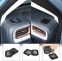 Vista 6 de Marco de Ventilación de Salida de Aire Acondicionado Lateral del Salpicadero del Automóvil Compatible con Ford Maverick 2022-2025 Consola Central