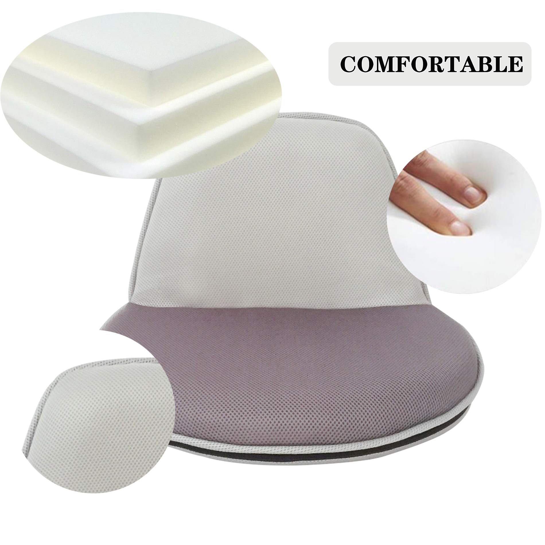 Rebecca Mobili Sillón plegable, Silla de Suelo, Malla Poliéster, Yoga Lectura, Salón - Tamaño: 44 × 52 × 50 cm (A x AN x FON)
