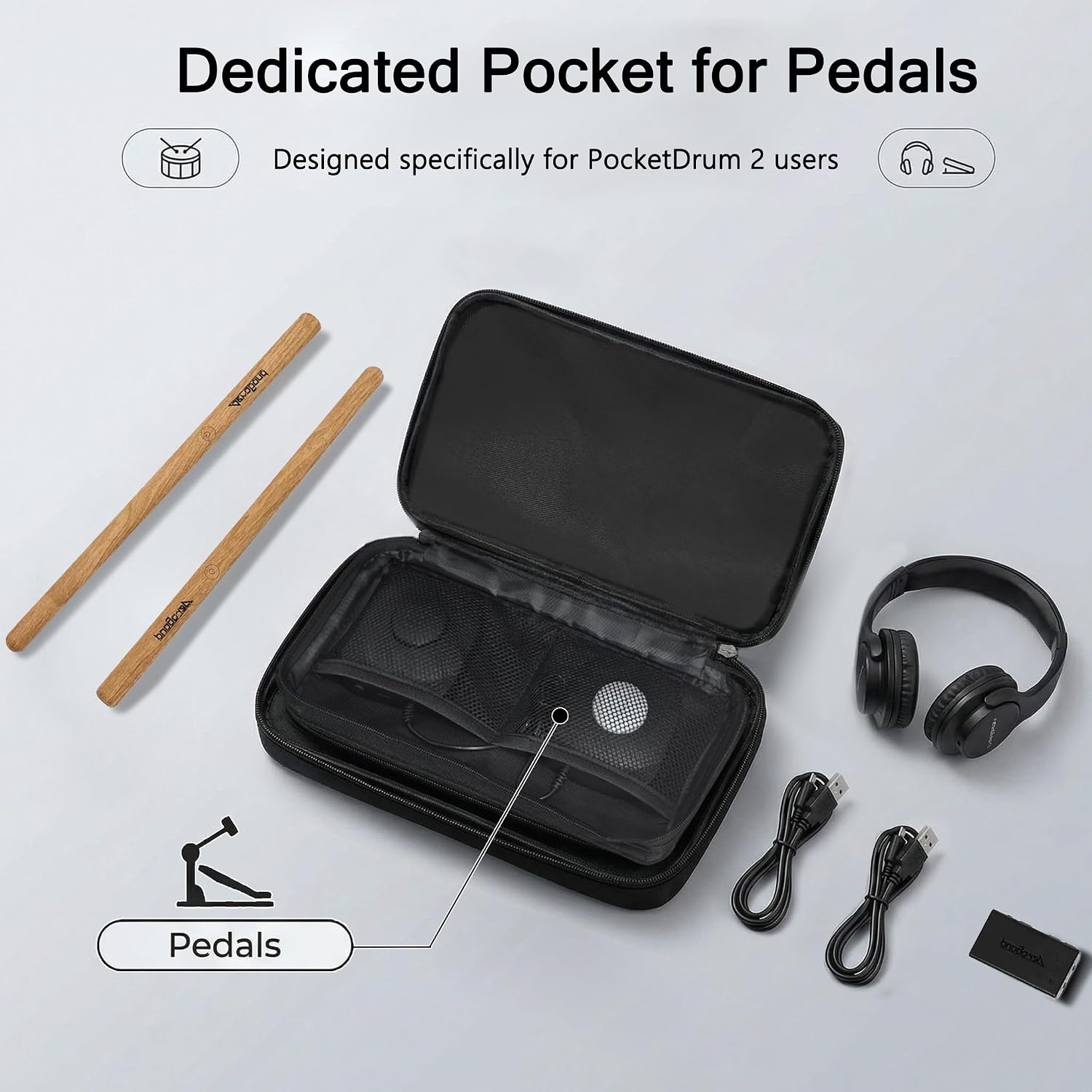 Air Drum Set Soft Bag for PocketDrum 2 (Bag only) image 3
