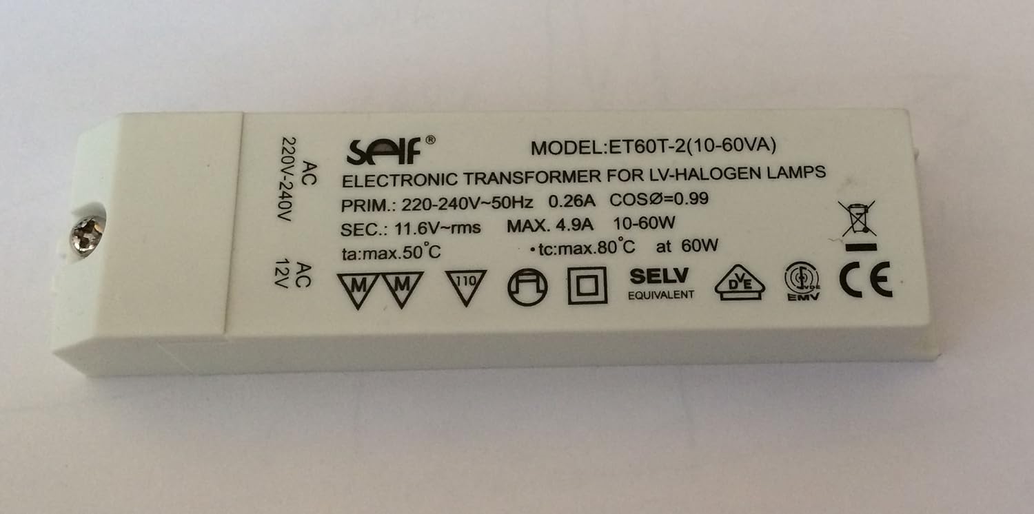 Et190b ekoline трансформатор электронный 10 60w ac220v dc12v как подключить