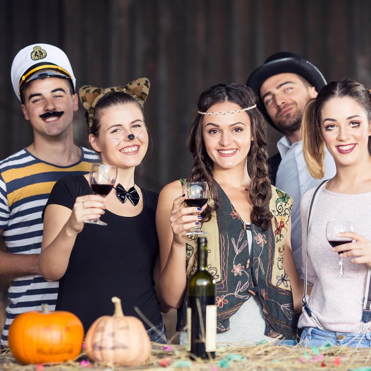 Beviliu Leopard Ears Cat Ears Headband Fluffy, Cheetah Print Cat Hairband for Women, Fuzzy Cheetah Ears Costume for Birthday Party Halloween Christmas Washing Makeup Cosplay - Image 8