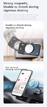 Case Compatible with Nothing Phone 4b, Compatible with MagSafe, Airbag Protection Ultra-thin PC Shockproof Frosted Cover-Black