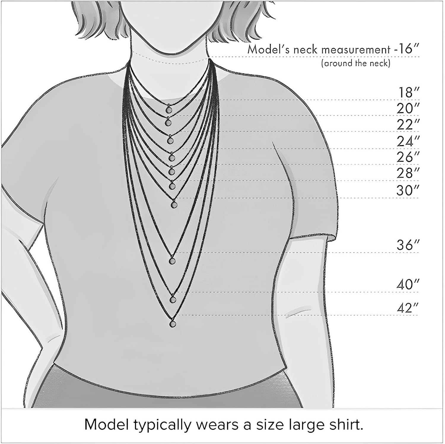 Chunky Gold Necklace for Women - Cross Necklace, Heart Necklace, Evil Eye Necklace, Gold Starfish Necklace 18K Gold Plated Necklaces Jewelry Gifts for Women - Image 6