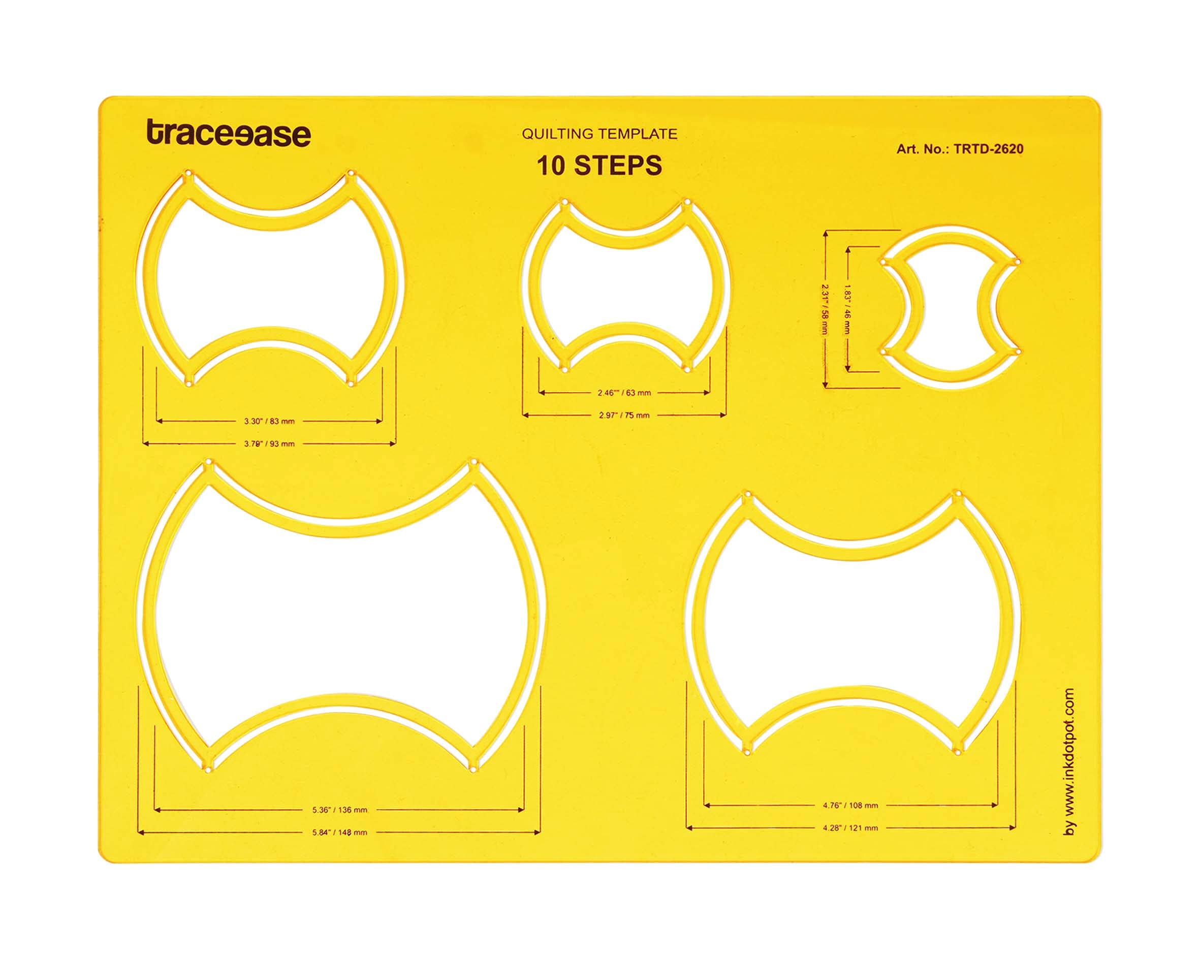 Traceease Diamond Shape Quilting Template Stencils DIY Sewing Machine Quilt Ruler Quilting Tools