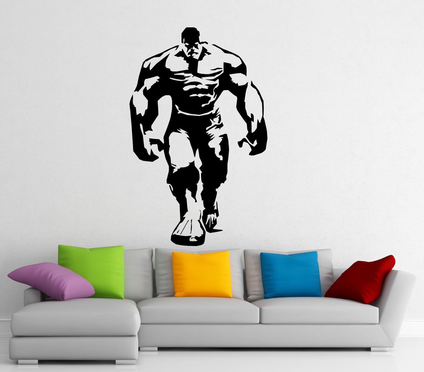 Incredible Hulk Comics Wall Decal Marvel Comics Hero Vinyl Sticker Home Interior Wall Decor (16h01k)