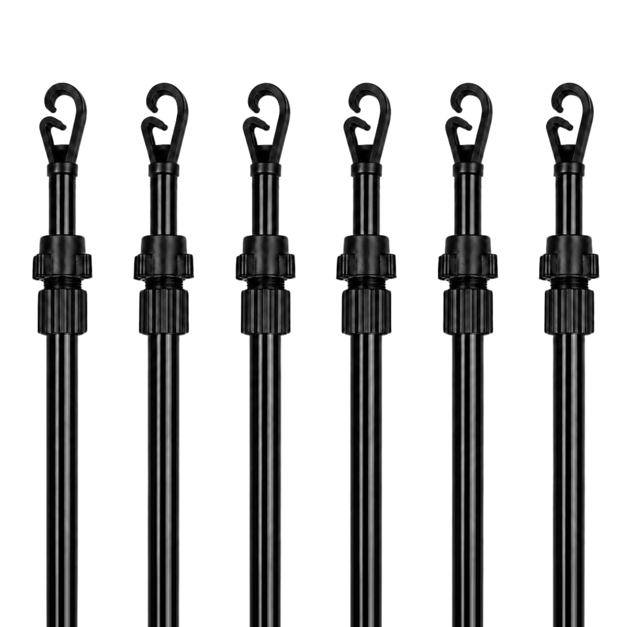 GBS Heavy Duty 2.4m 8ft Extending Telescopic Prop Washing Support Clothes Line Pole Outdoor Indoor Colored Props Home Garden Laundry Dryer Rod (6)