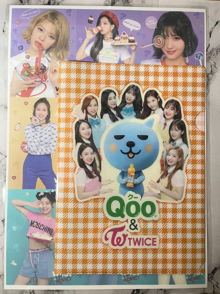 Amazon.co.jp: TWICE ポスター what is love? Qooコラボ クリア