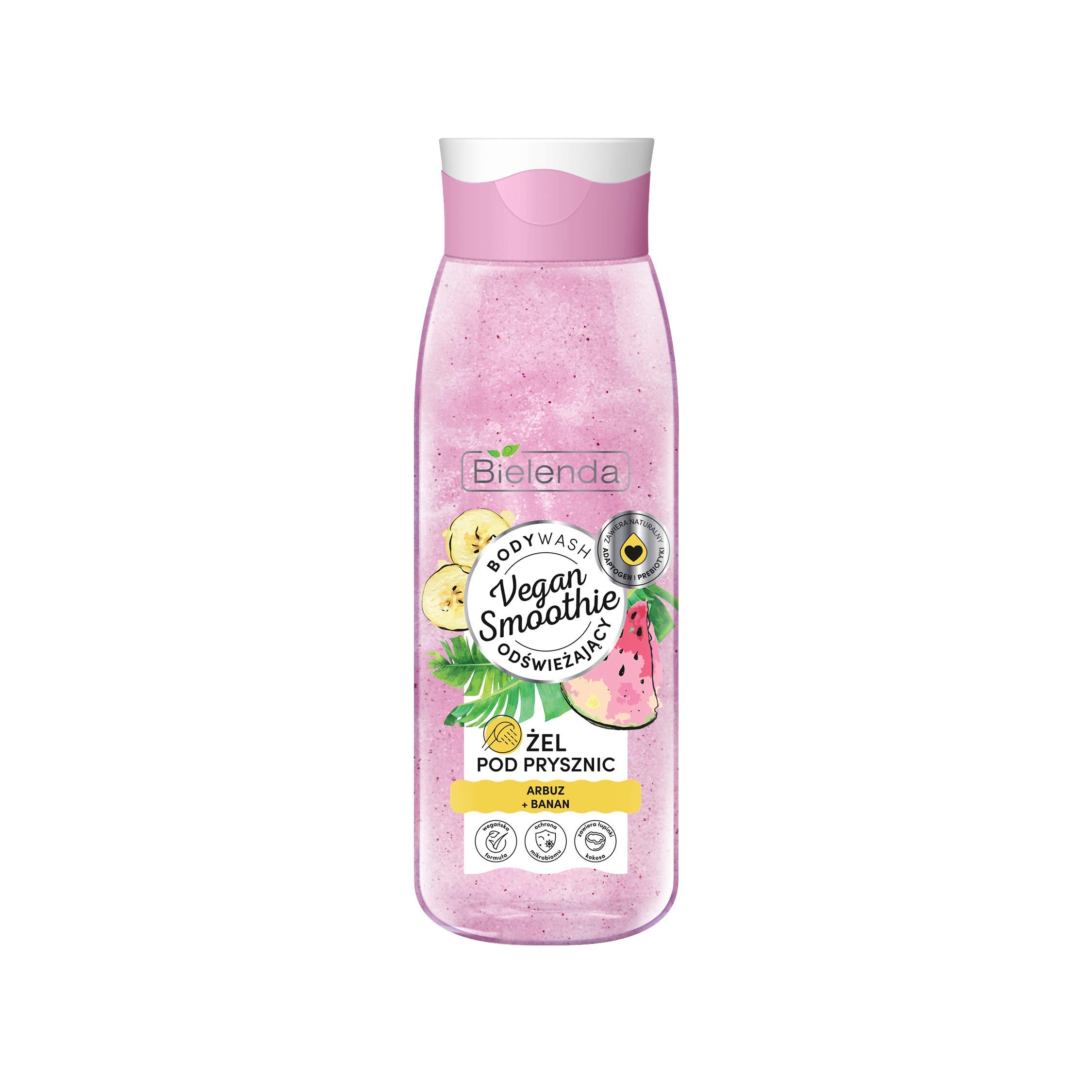 Bielenda Vegan Smoothie Watermelon + Banana gel doccia delizioso 400 ml - 4