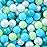 STARBOLO Ball Pit Balls - 100pcs Crush Proof Non-Toxic Non-BPA Plastic Children\'s Toy Balls Macaron Ocean Balls for Birthday Parties Games Pool (100pcs, Pearl Blue&Green)