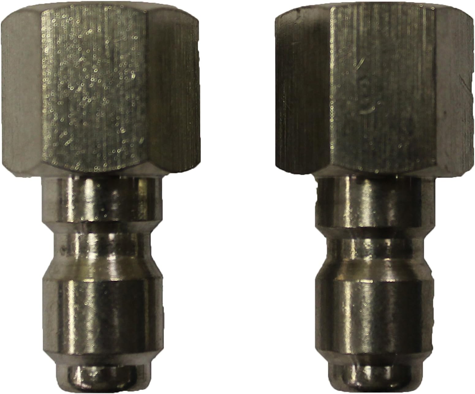 Shark Pressure Washers 89222180 Stainless Female Nipple, 1/4-Inch, 2-Pack