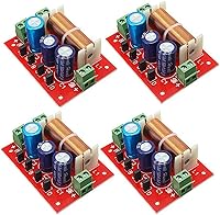 Azuocn 4PCS 400W Adjustable 2-Way Speaker Crossover Filters - Bass/Treble Jumpers for Custom Audio Tuning