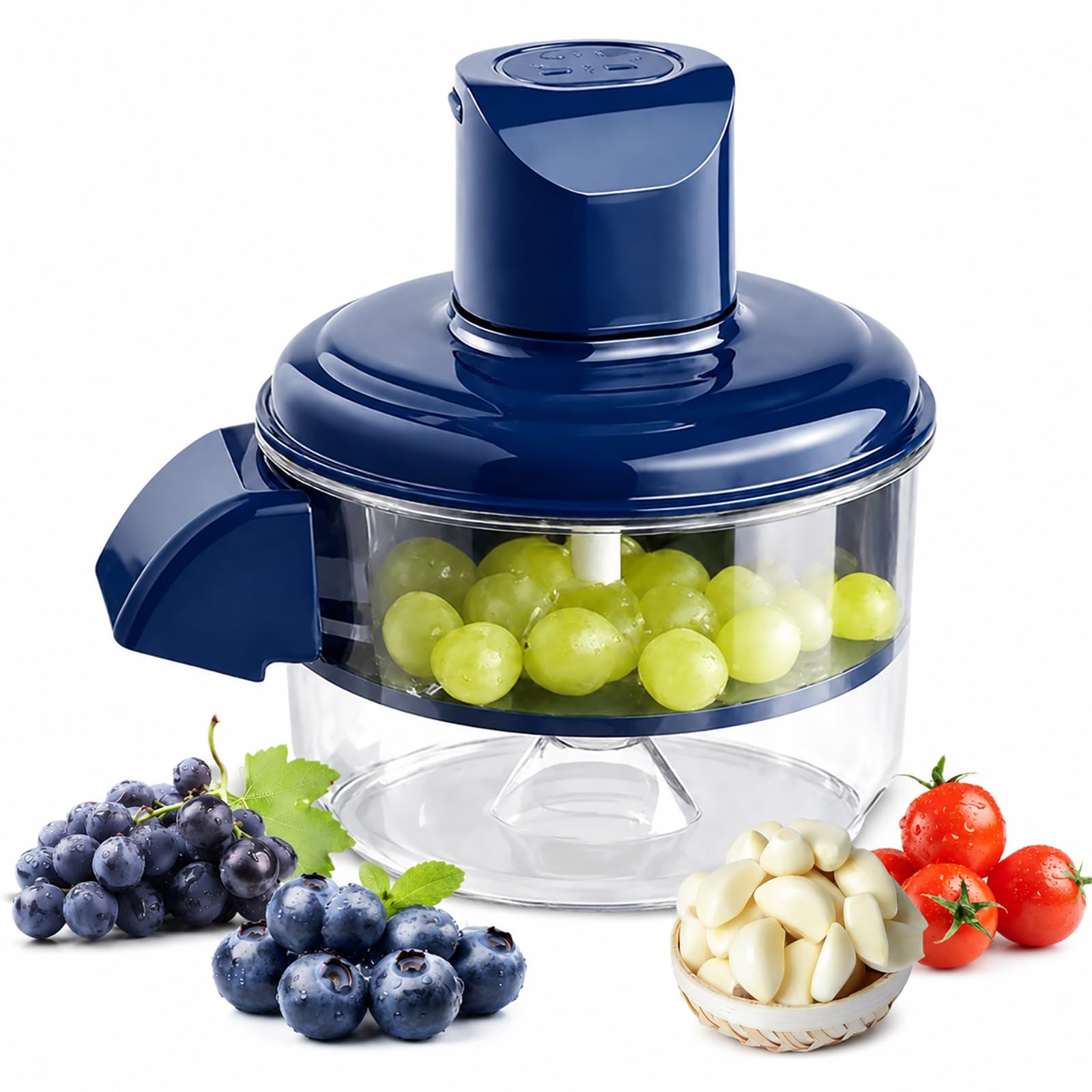 Pelapatate Elettrico per UVA, pelapatate Automatico per Frutta e Aglio