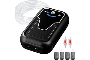 KEDSUM Aquarium Air Pump: Portable Aerator for Fish Tanks and Bait
