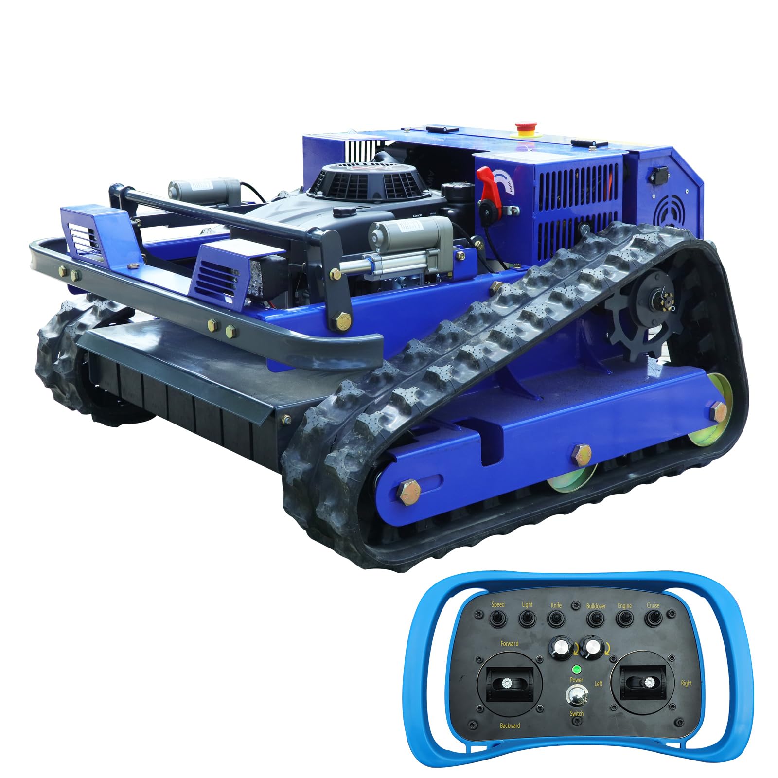 Tosaerba radiocomandato 4WD, altezza di taglio 2 – 15 cm – robot tosaerba 100% pendenza (45°) – (modèle avec)