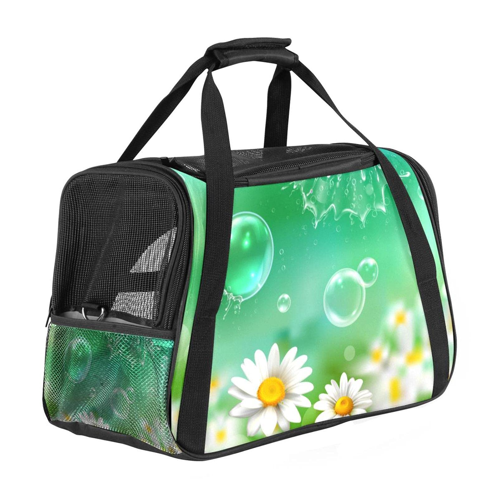 Sac de transport pour animal domestique haut de gamme camomille