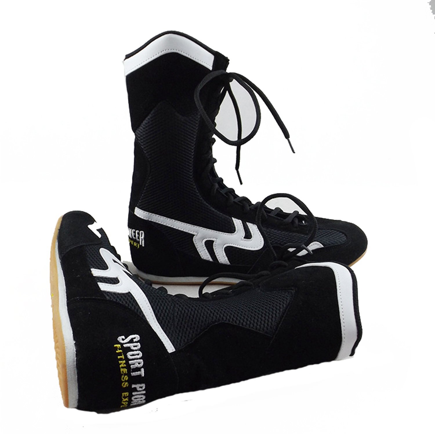 SF Botas de Boxeo Botas de Boxeo Entrenamiento de Combate con Suela de Goma Deporte Zapatillas de Deporte para Hombres Mujeres Niños Niños Adolescentes