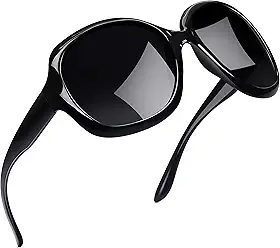 Óculos de Sol Feminino Polarizados Joopin Armação Grande óculos Escuros para Mulheres Vintage Senhoras Tons
